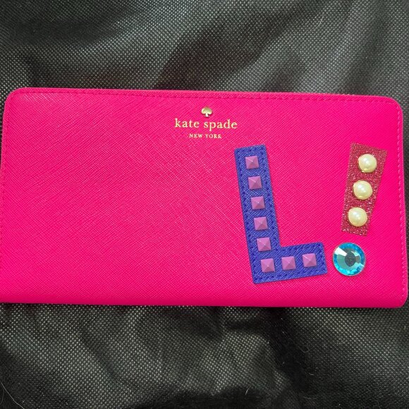 NEW~ Kate Spade Hartley Lane Lacey “L” Wallet - Picture 1 of 8
